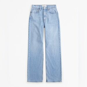 Abercrombie & Fitch Curve Love High Rise 90s Relaxed Jean